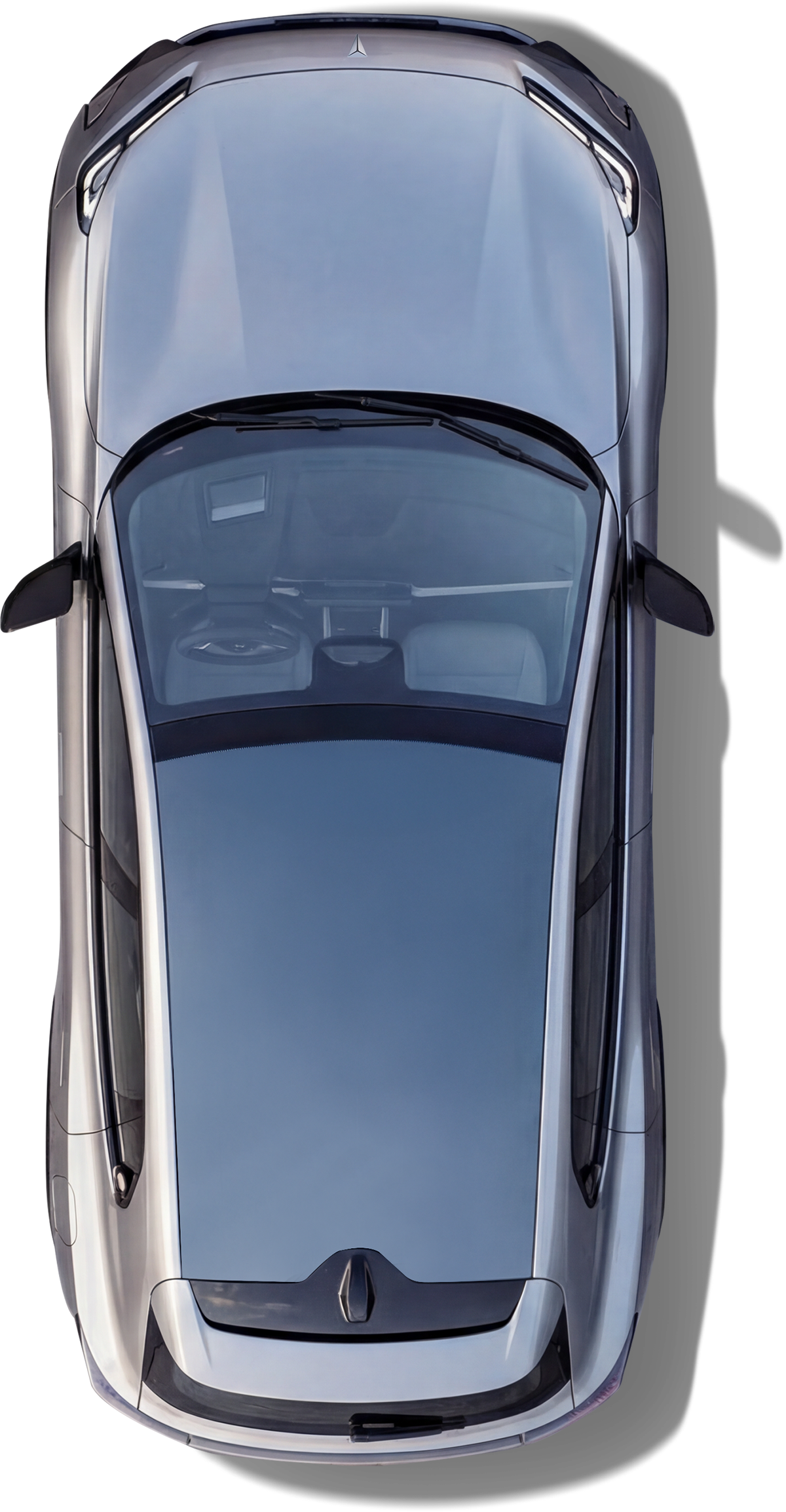 Top view without roof